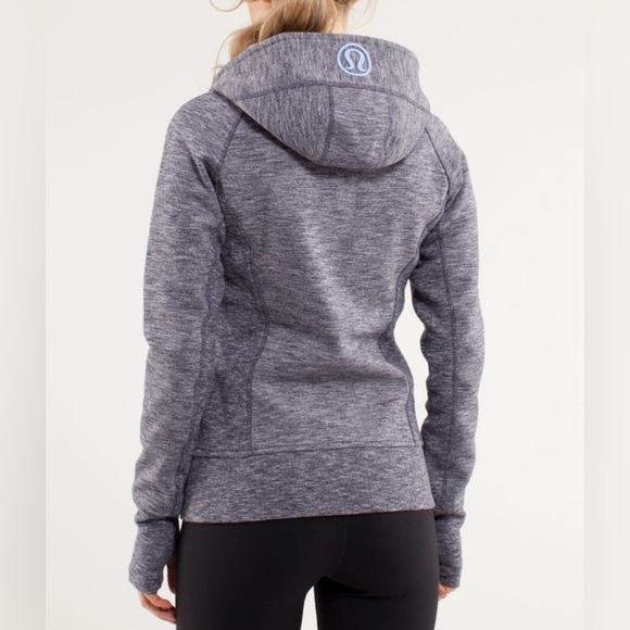 Rare Lululemon Scuba Hoodie Jacket Deep Indigo 2012 Retired Edition Size 6 - Picture 2 of 10